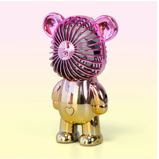 Charming Bear USB Mini Fan (Midnight Yellow)