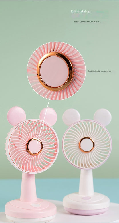 Portable USB Rechargeable Mini Handheld Fan