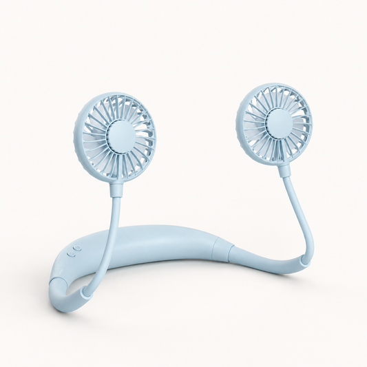 The Snail Neck Fan (Blue)