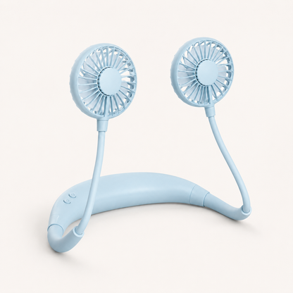 The Snail Neck Fan (Blue)