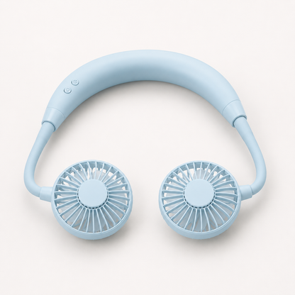 The Snail Neck Fan (Blue)