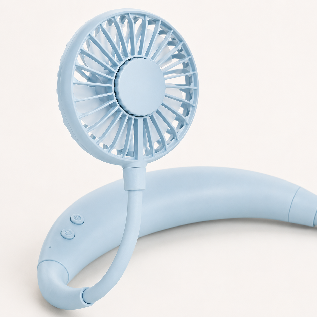 The Snail Neck Fan (Blue)