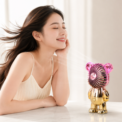 Charming Bear USB Mini Fan (Midnight Yellow)
