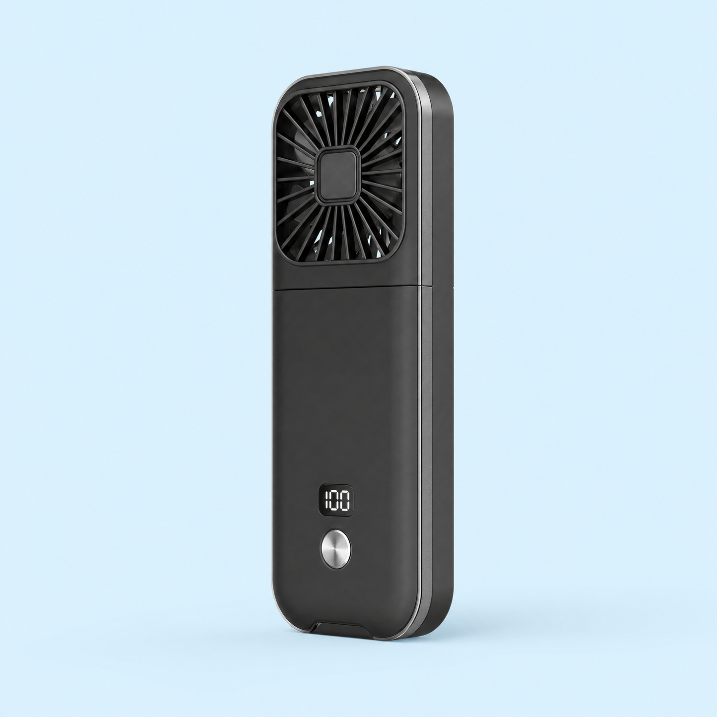 Dual-Mode Travel Fan (Deep Black)