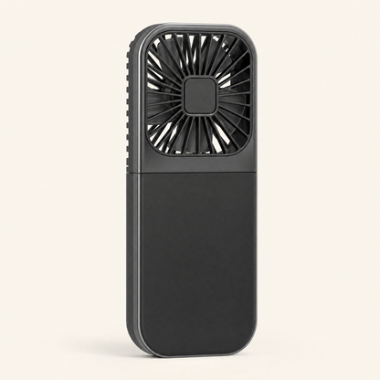 Dual-Mode Travel Fan (Deep Black)