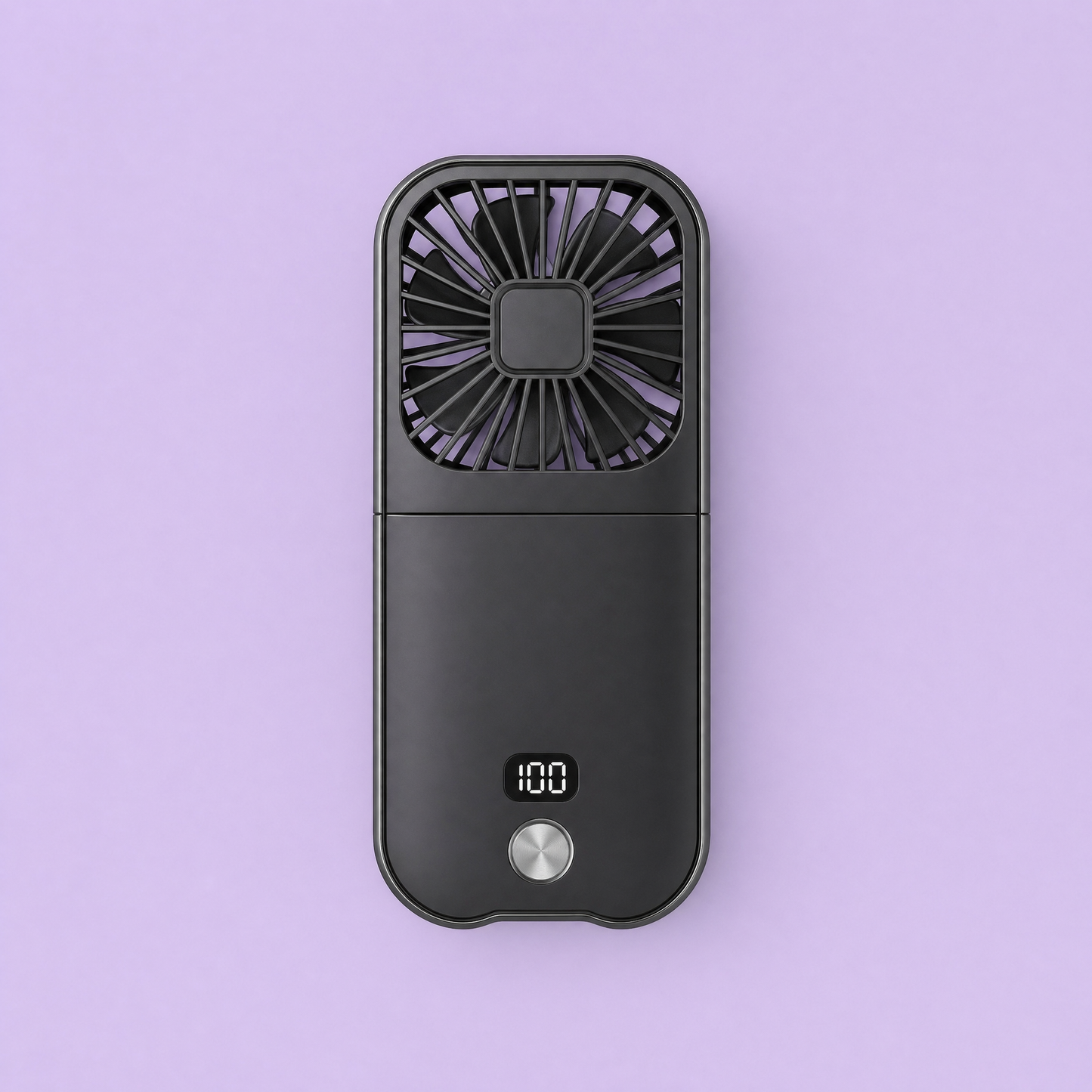 Dual-Mode Travel Fan (Deep Black)