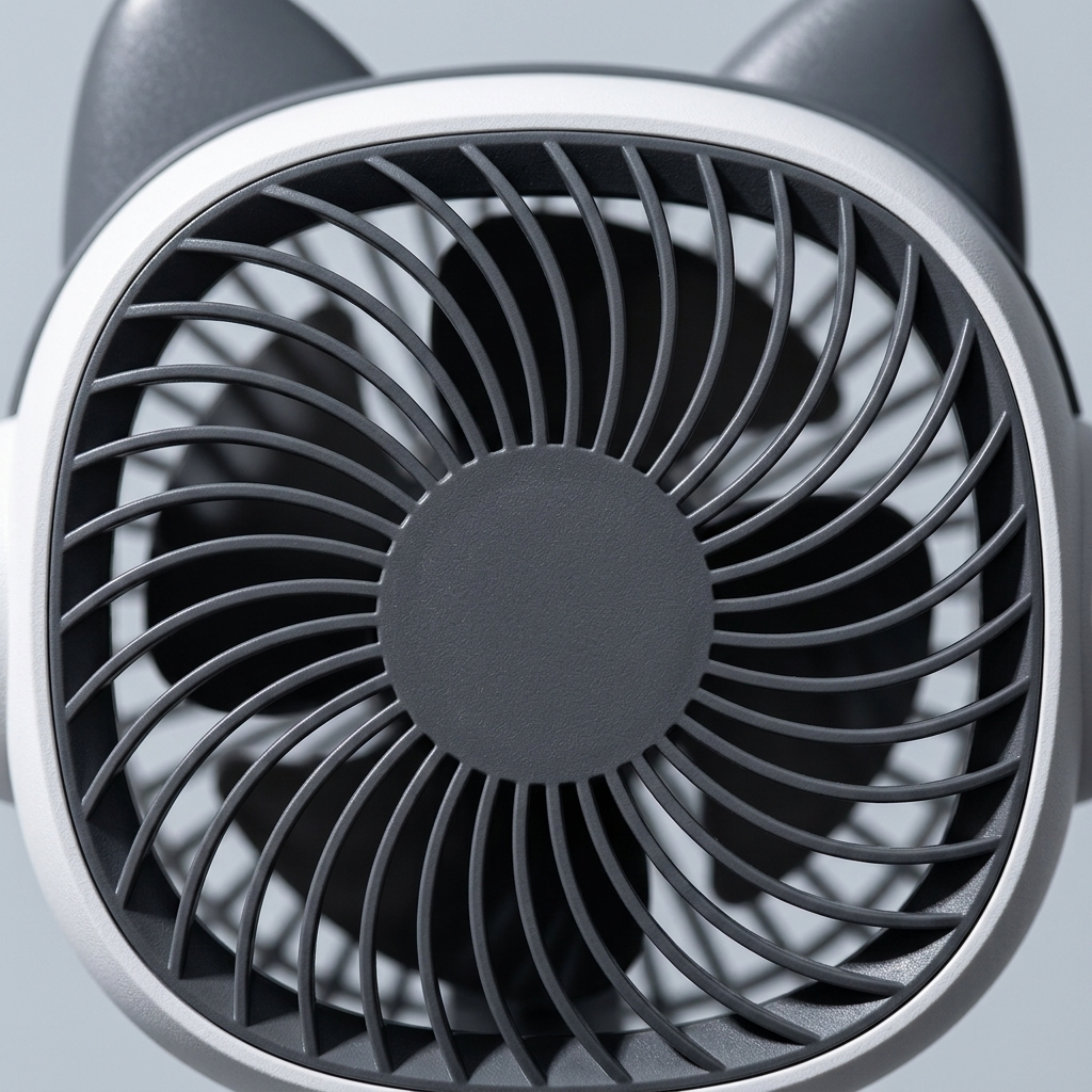 Chic Mini Portable Fan (Ice White)
