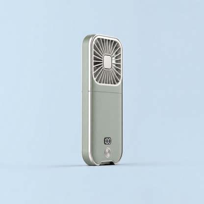 Dual-Mode Travel Fan (Sky Grey)