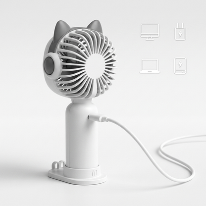 Chic Mini Portable Fan (Summer Green)