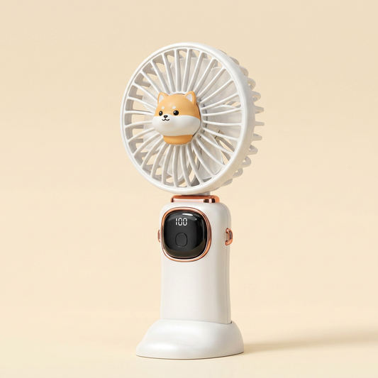 Shiba Fan (White)